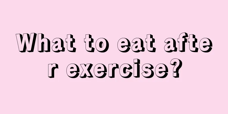 What to eat after exercise?