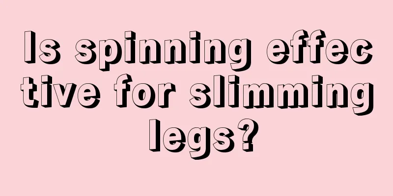 Is spinning effective for slimming legs?