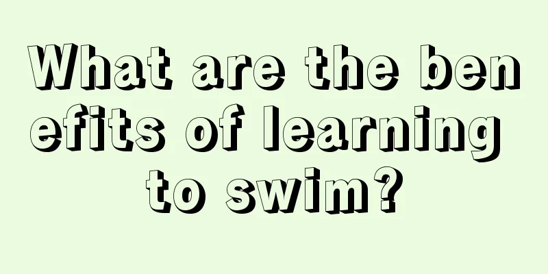 What are the benefits of learning to swim?