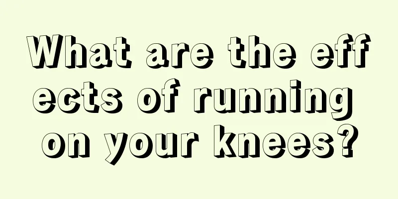 What are the effects of running on your knees?