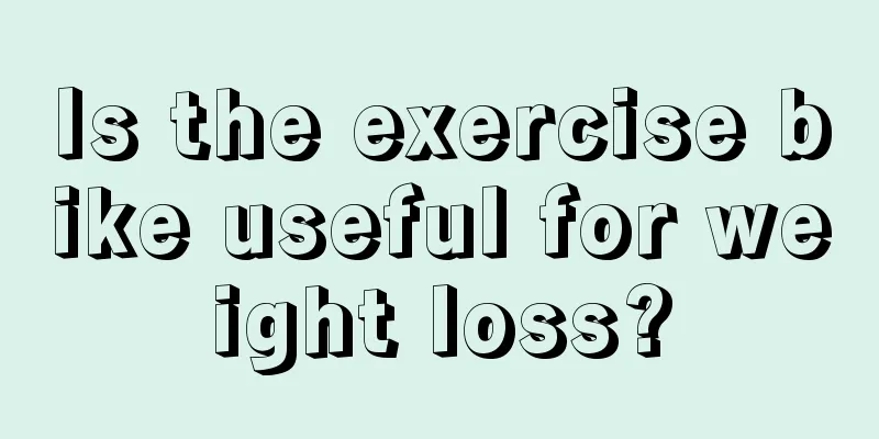 Is the exercise bike useful for weight loss?