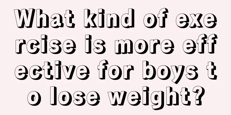 What kind of exercise is more effective for boys to lose weight?