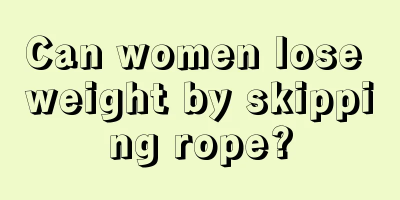 Can women lose weight by skipping rope?