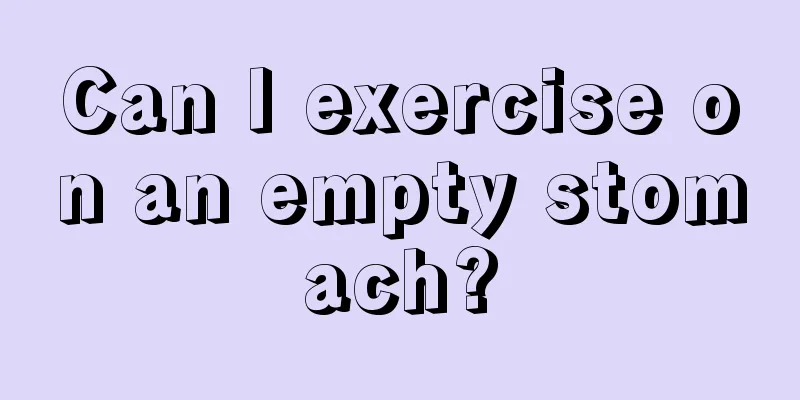 Can I exercise on an empty stomach?