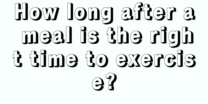 How long after a meal is the right time to exercise?