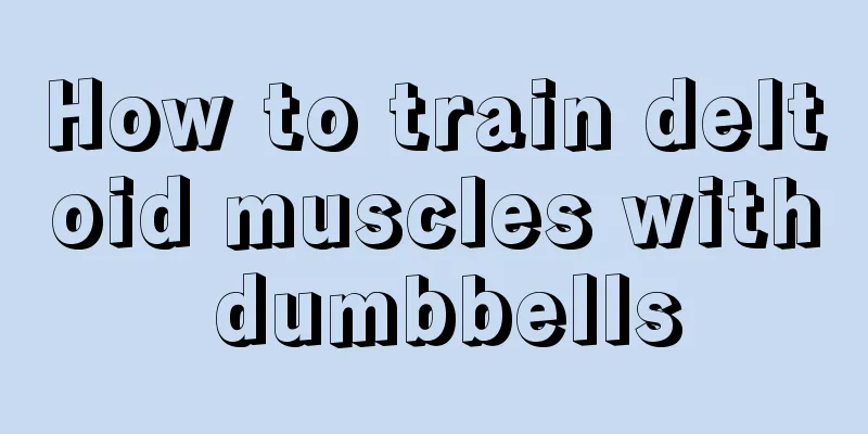 How to train deltoid muscles with dumbbells