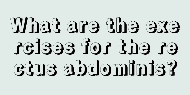 What are the exercises for the rectus abdominis?