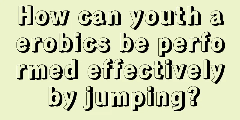 How can youth aerobics be performed effectively by jumping?