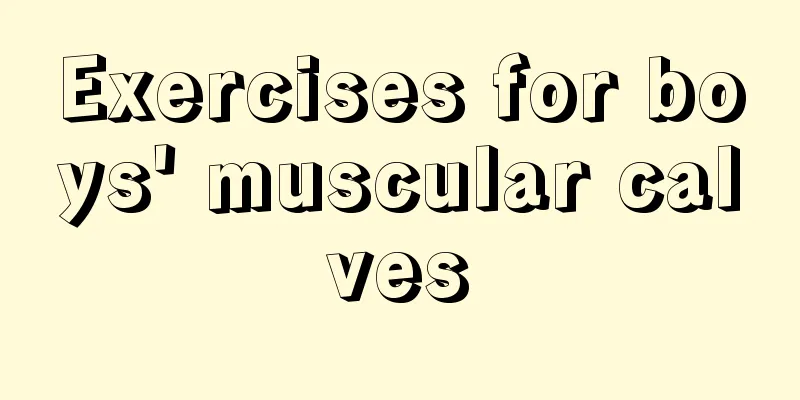 Exercises for boys' muscular calves