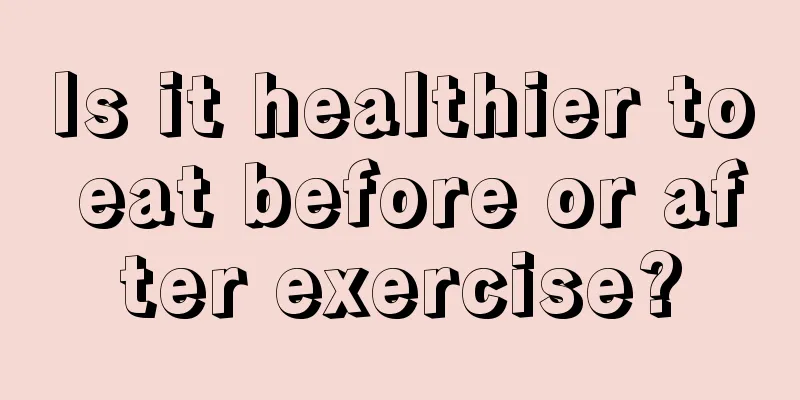 Is it healthier to eat before or after exercise?