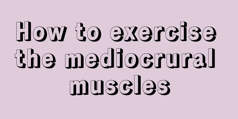 How to exercise the mediocrural muscles