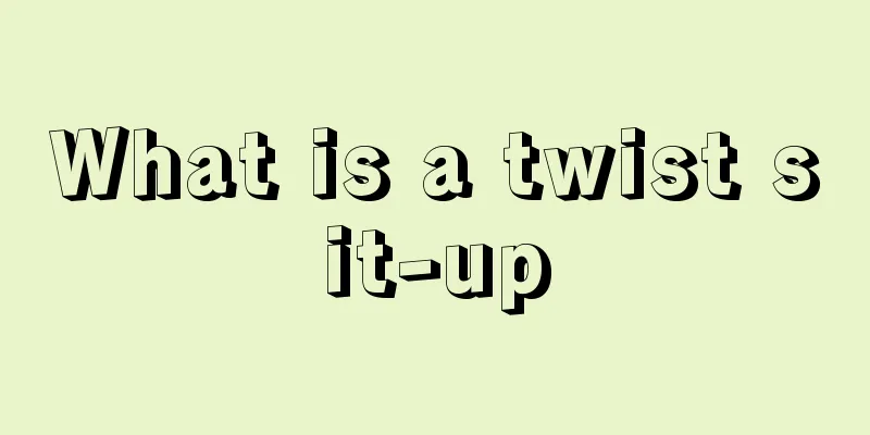 What is a twist sit-up