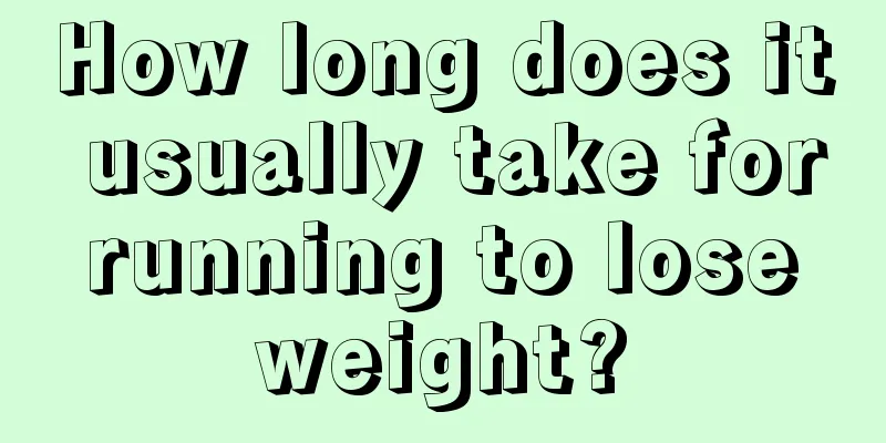 How long does it usually take for running to lose weight?