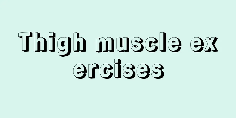 Thigh muscle exercises