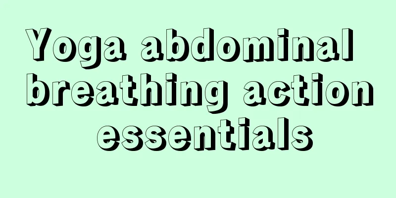 Yoga abdominal breathing action essentials