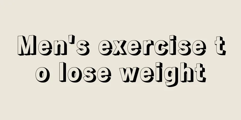 Men's exercise to lose weight