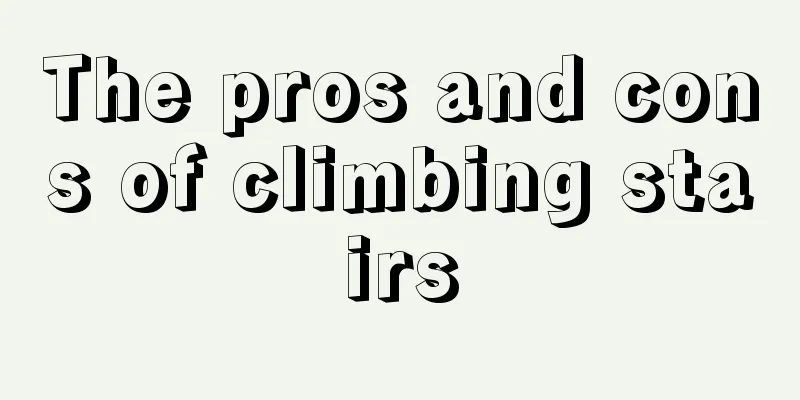 The pros and cons of climbing stairs