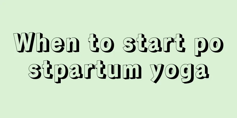 When to start postpartum yoga