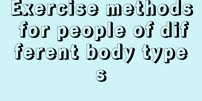 Exercise methods for people of different body types