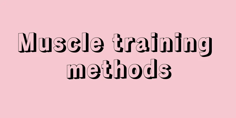 Muscle training methods