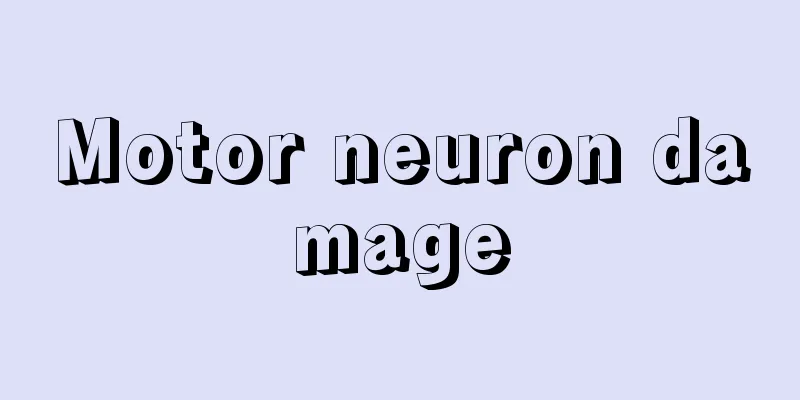 Motor neuron damage