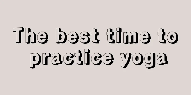 The best time to practice yoga