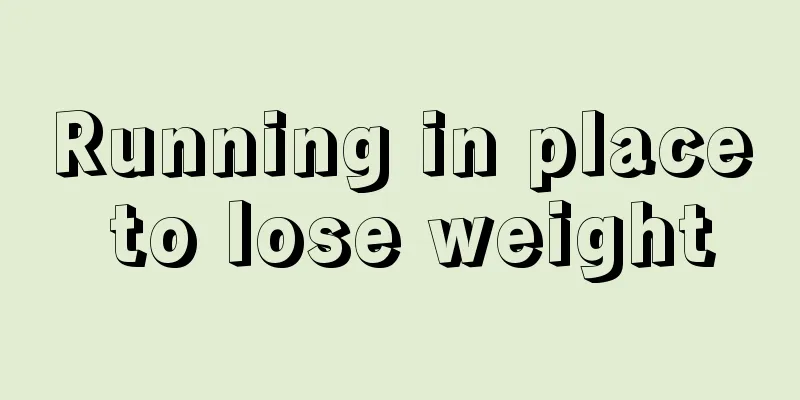 Running in place to lose weight