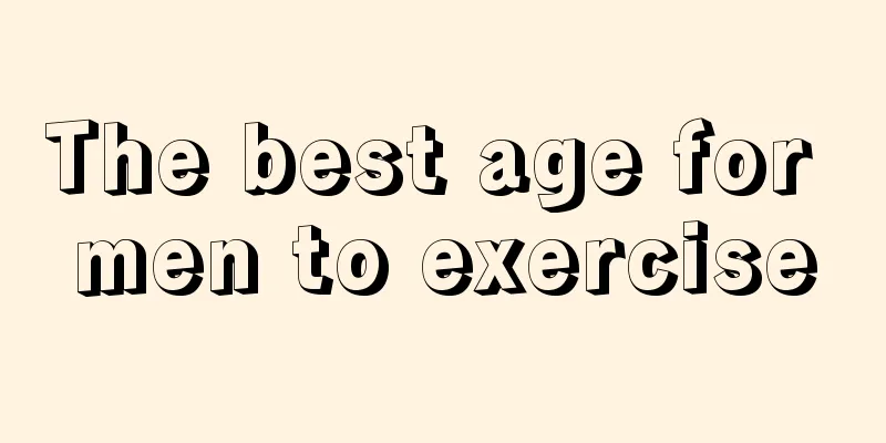 The best age for men to exercise