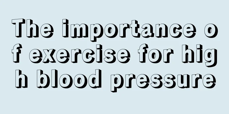 The importance of exercise for high blood pressure